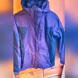 Columbia Women's Purple & Black 3 in 1 Interchange Jacket size Small